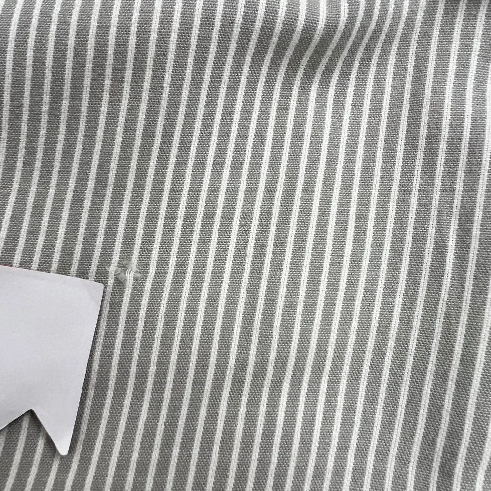 J. Crew Shorts Men's Size 36 Grey White Striped Flat Front Club Bermudas